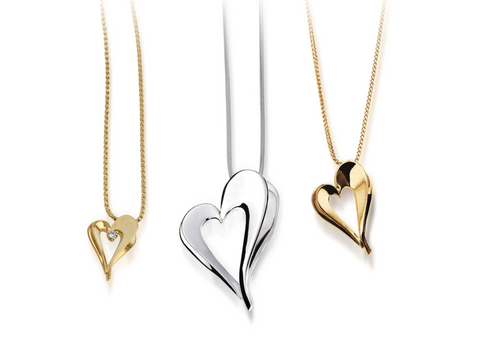 meaningful jewelry heart pendants