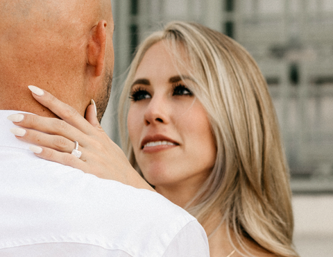 a newly engaged Denver couple