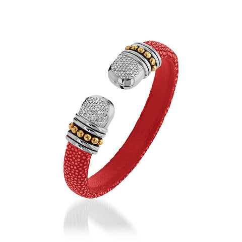 romantic diamond red cuff bracelet gift