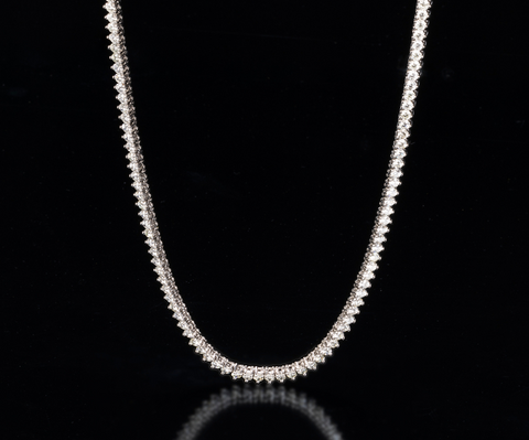 Discover Tennis Necklaces: Styles, Carat Weight and Wearing Diamonds ...