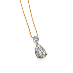 Devotion Small Diamond Pendant Necklace – John Atencio