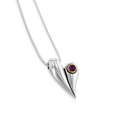 Devotion Small Diamond Pendant Necklace – John Atencio