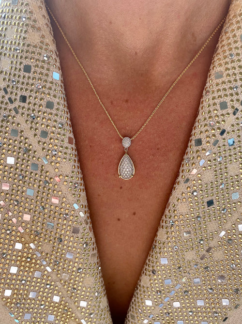 Devotion Small Diamond Pendant Necklace – John Atencio