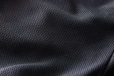 Polyester fabric texture close-up