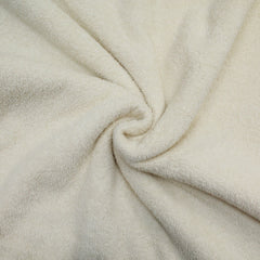 Premium Quality Cotton Towelling Double Sided - Ivory - Pound A Metre