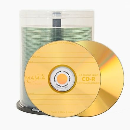 Wholesale One Disc Authentic Archival 24k Gold 300 Year Cd-r Disc - Blank  Records & Tapes - AliExpress