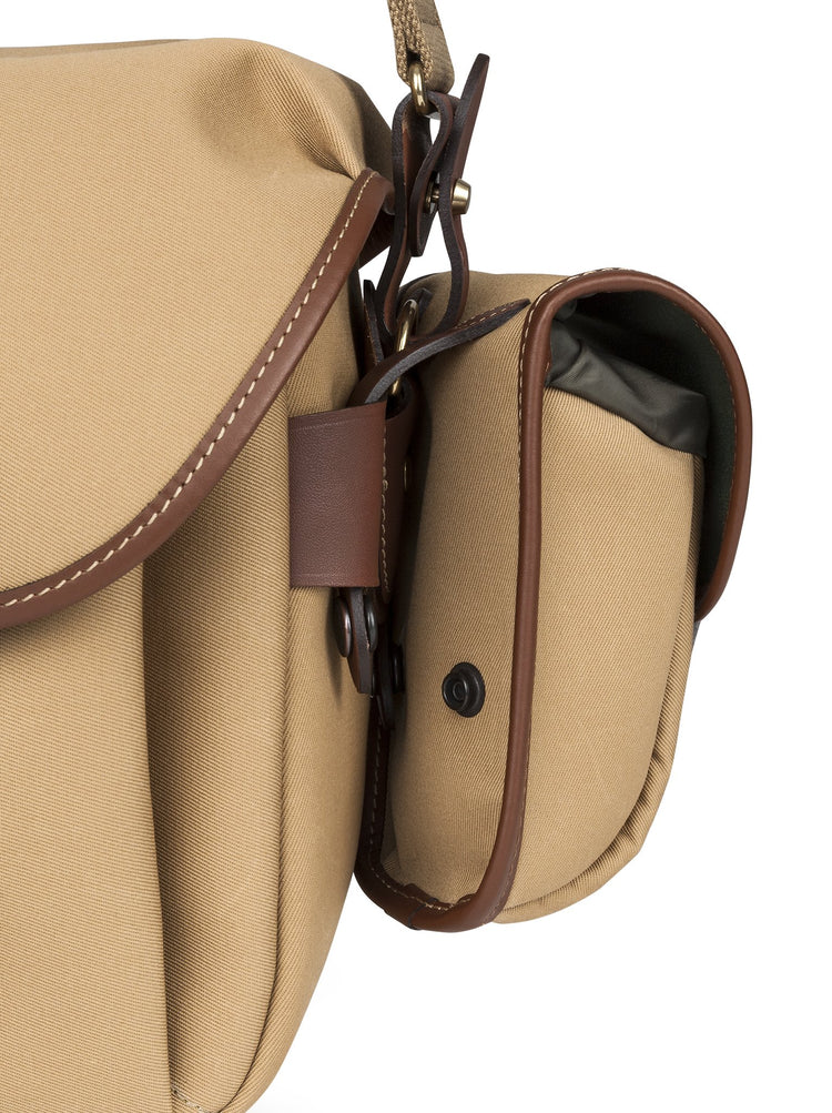 Billingham End Pockets - Avea 7 / Khaki Canvas / Tan Leather