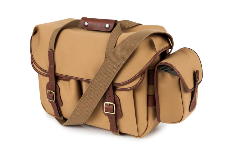 Billingham End Pockets - AVEA 8 / Khaki Canvas / Tan Leather