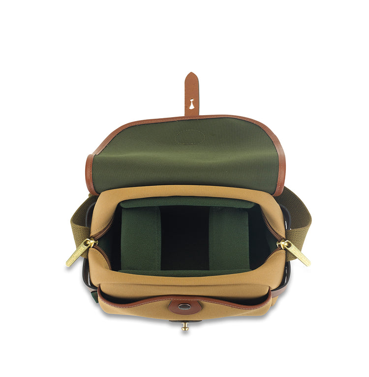 Billingham S2 Camera Bag - Khaki Canvas / Tan Leather