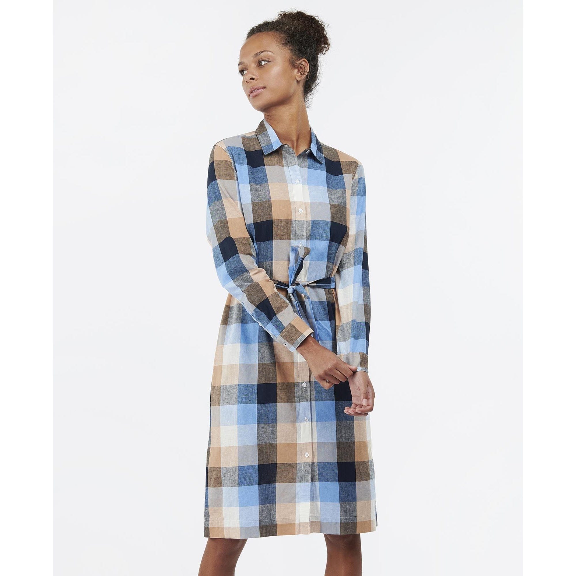 barbour shirt dress