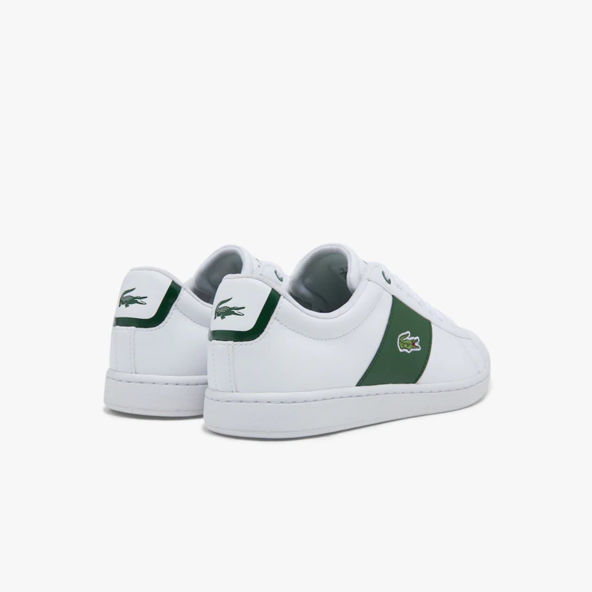 lacoste white green shoes