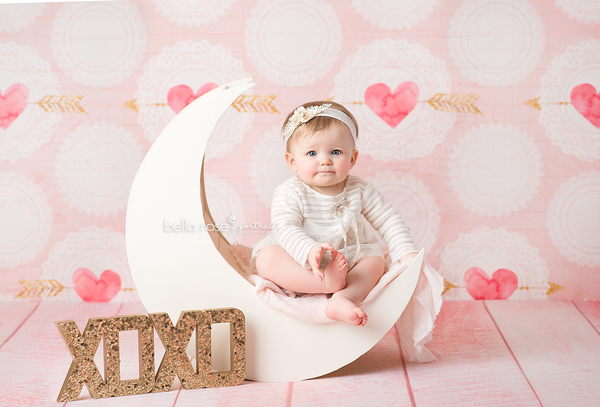 Valentine's Day Photography Backdrops Backgrounds Cupid's Arrow