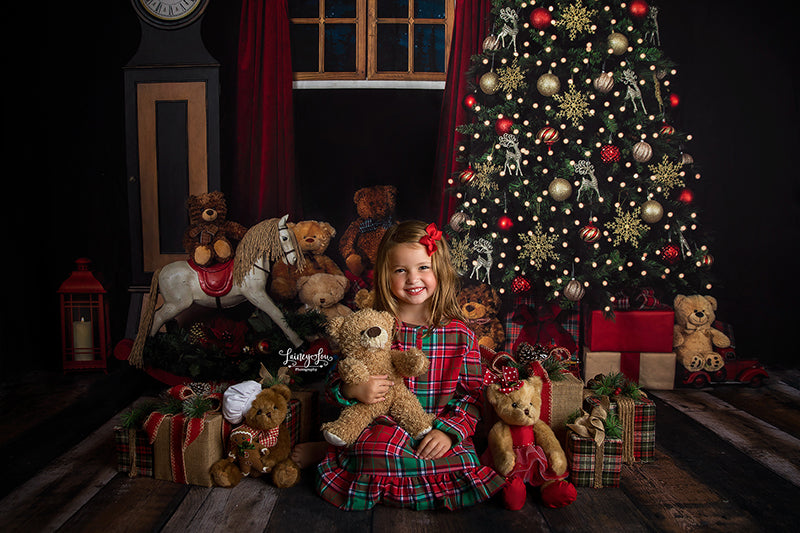 Old Fashioned Christmas Photo Background 