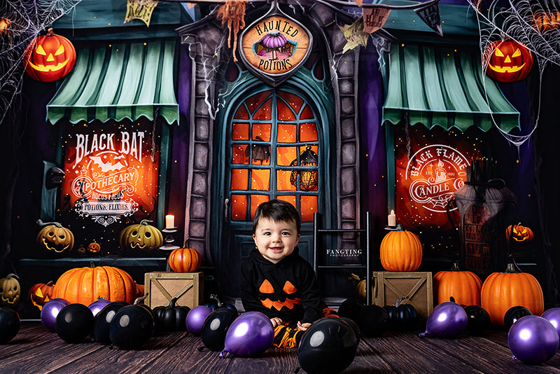 halloween backdrop for pictures