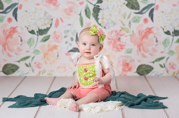 Spring Photography Backdrop Vinyl Canvas Girls Photo Props Baby 