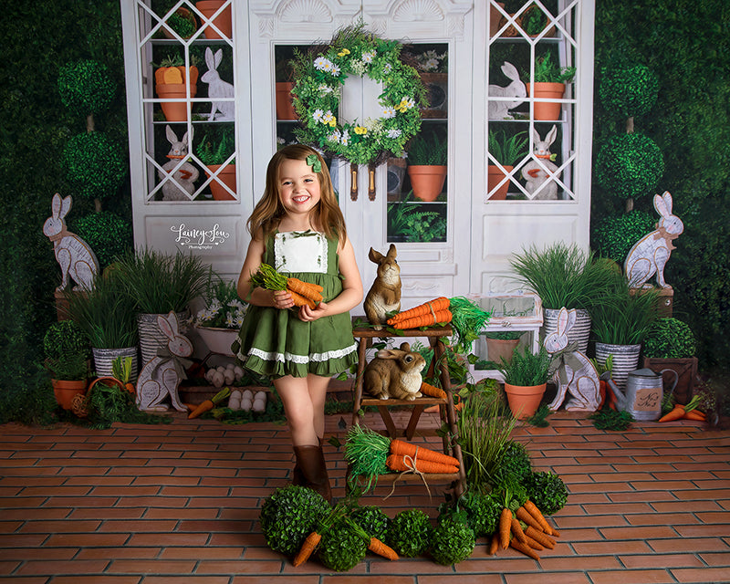 Easter Garden Photo Backdrop 