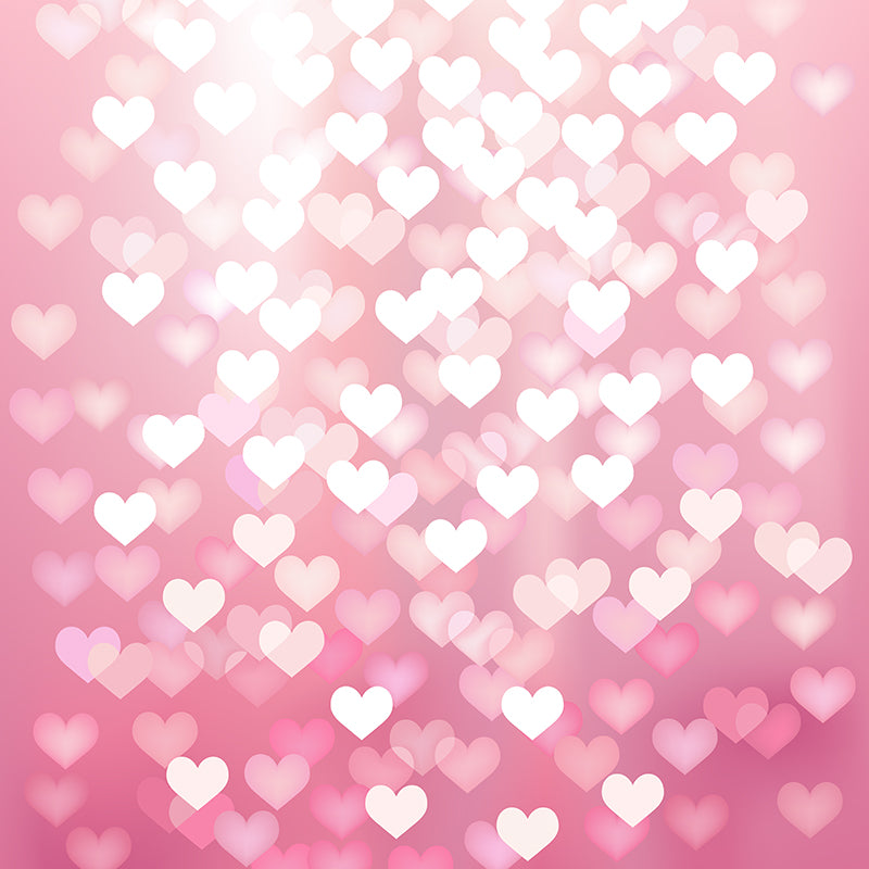 Pink Valentine's Day Bokeh Photography Backdrop for Photographers