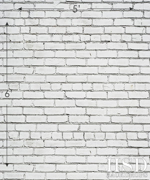 White Brick Wall Photography Backdrops Hsd