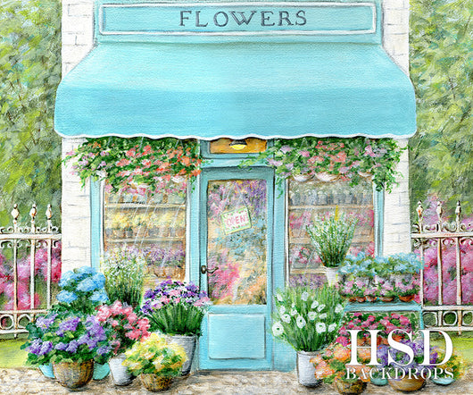 Flower Shop Photography Backdrops Hsd