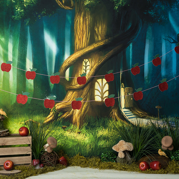 Mystical Forest Photography Backdrop Enchanted Forest Snow White Props