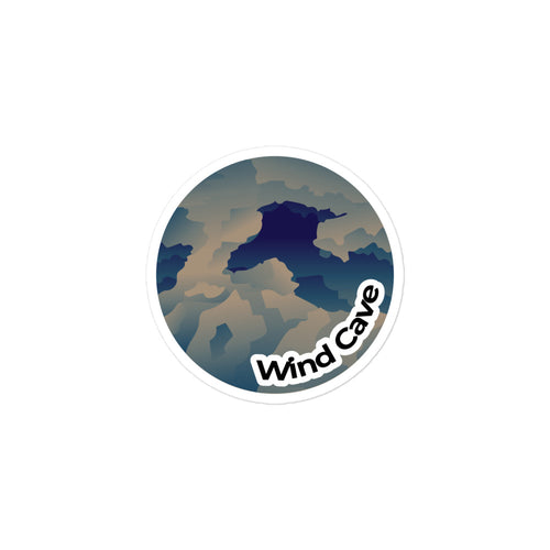 Wind Cave National Park Sticker | Wind Cave Round Sticker