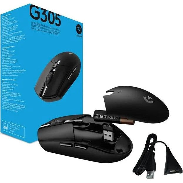 logitech g305 lightspeed wireless gaming mouse black