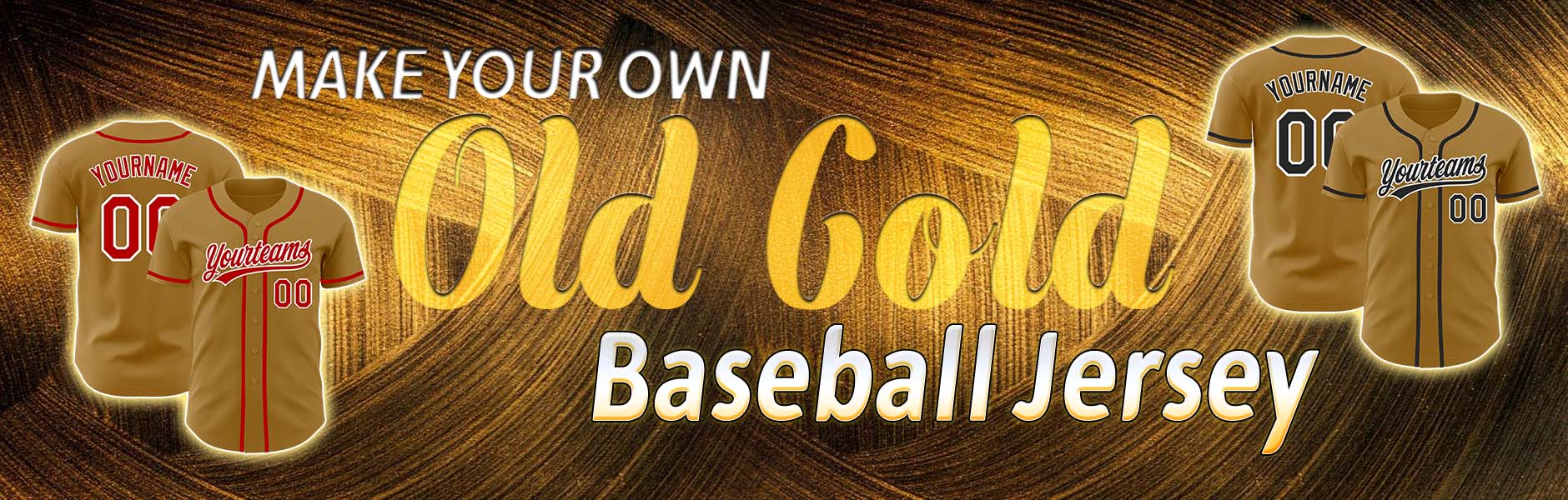 baseball old gold jersey