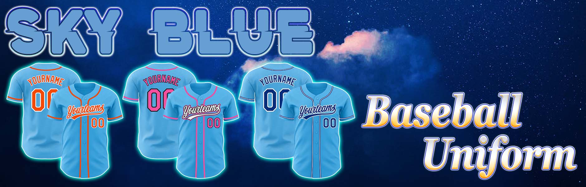 baseball sky blue jersey