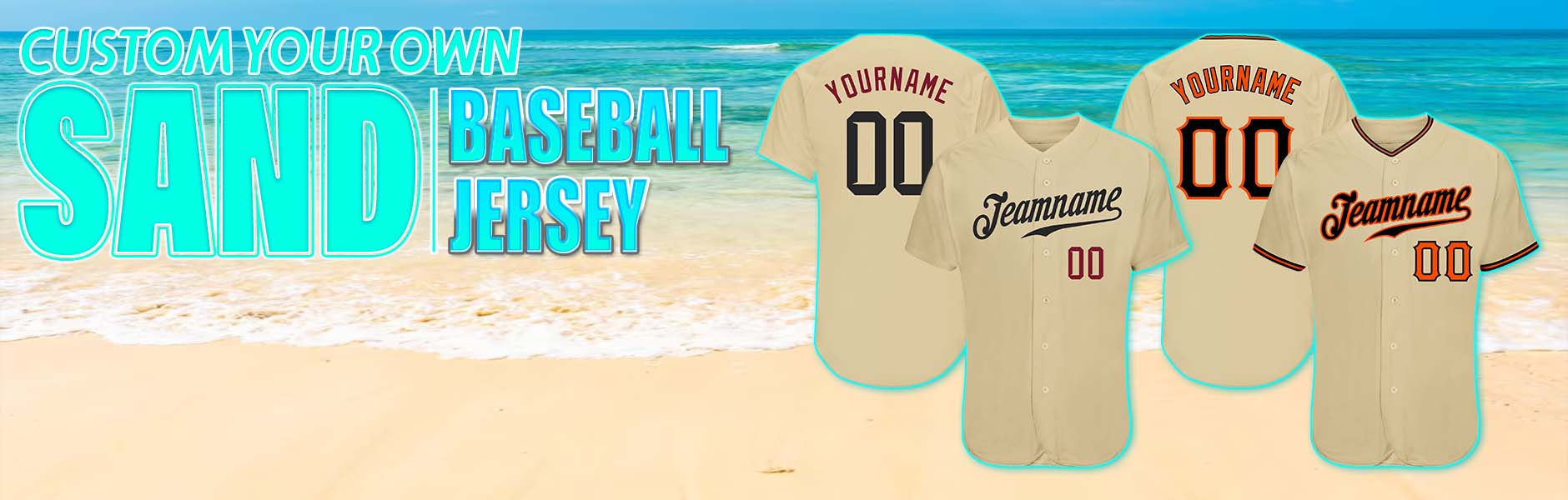 baseball sand jersey