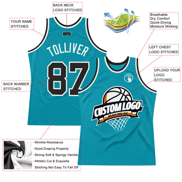 Custom Black Black-White Round Neck Sublimation Basketball Suit Jersey Fast  Shipping – FiitgCustom