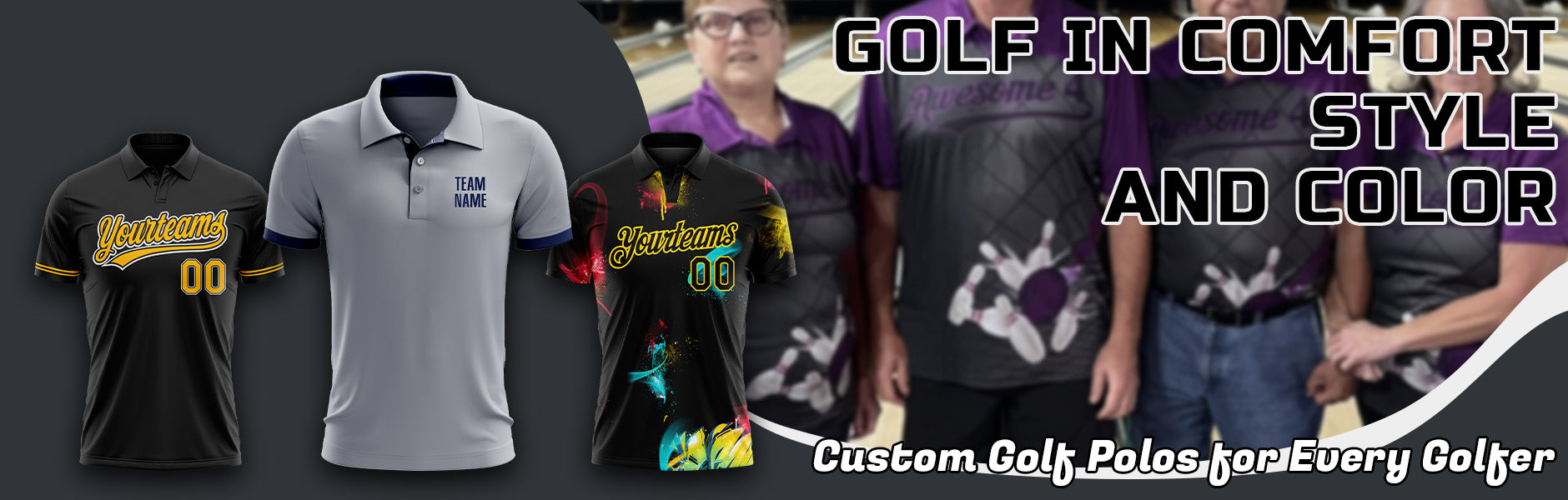 custom golf polo shirts