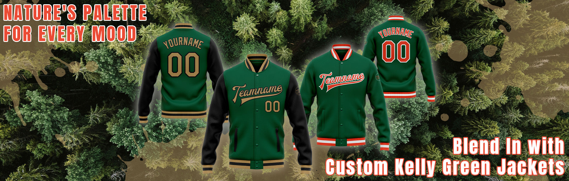 custom jacket kelly green