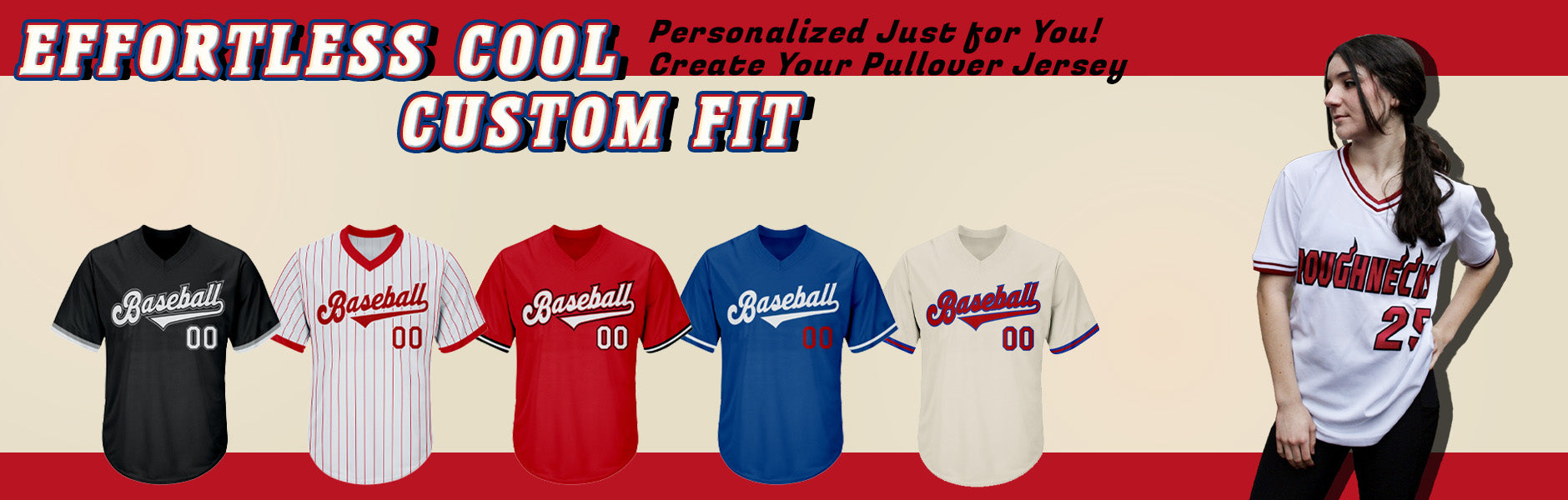 custom pullover baseball shirts