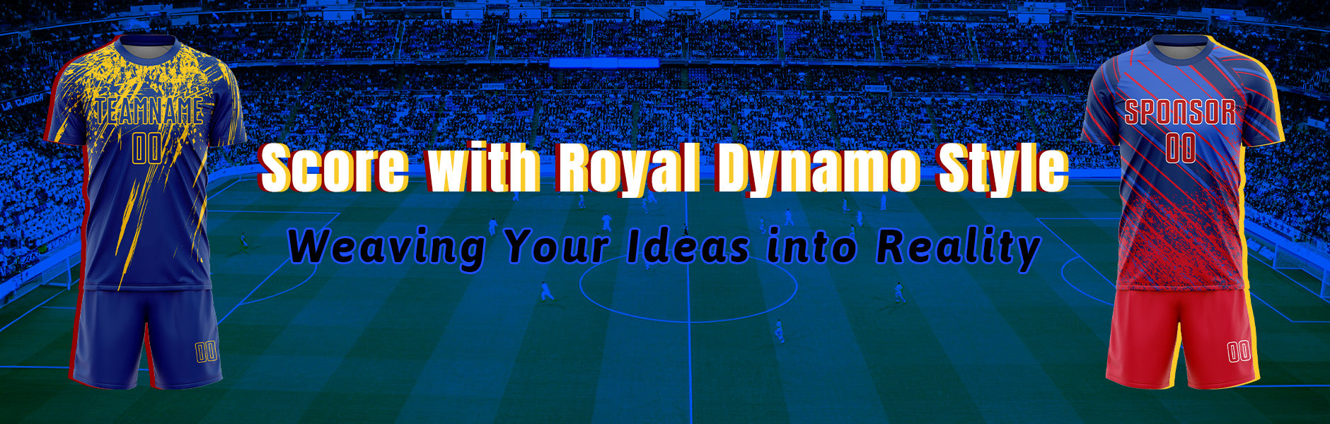 custom royal soccer