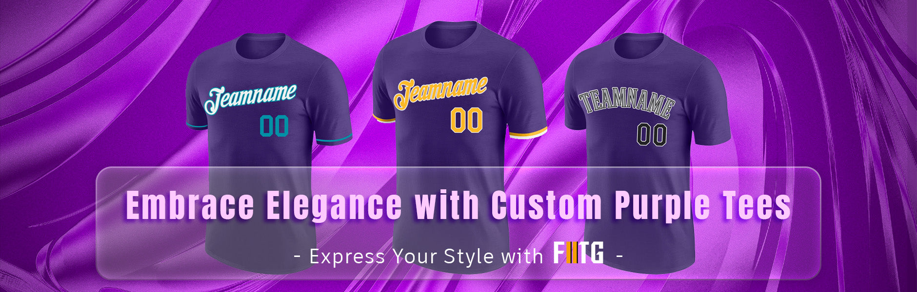 custom t-shirt purple