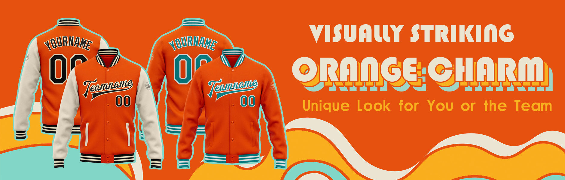 custom orange jacket