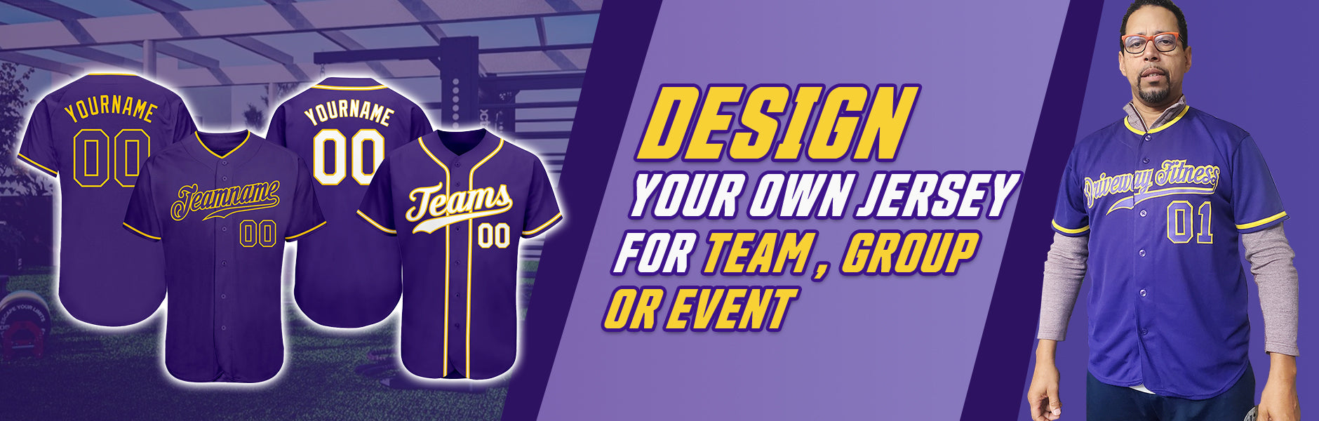custom purple baseball jersey