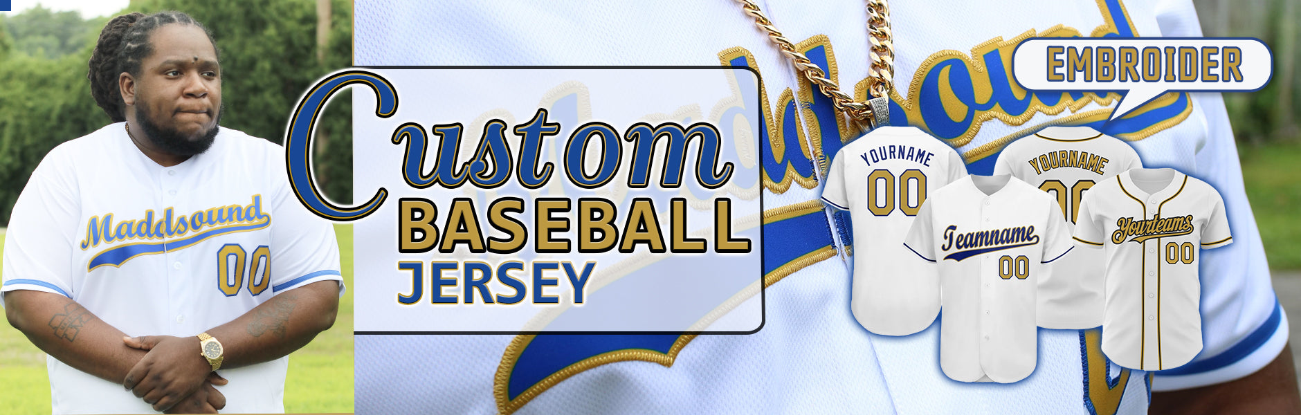 custom white baseball jersey