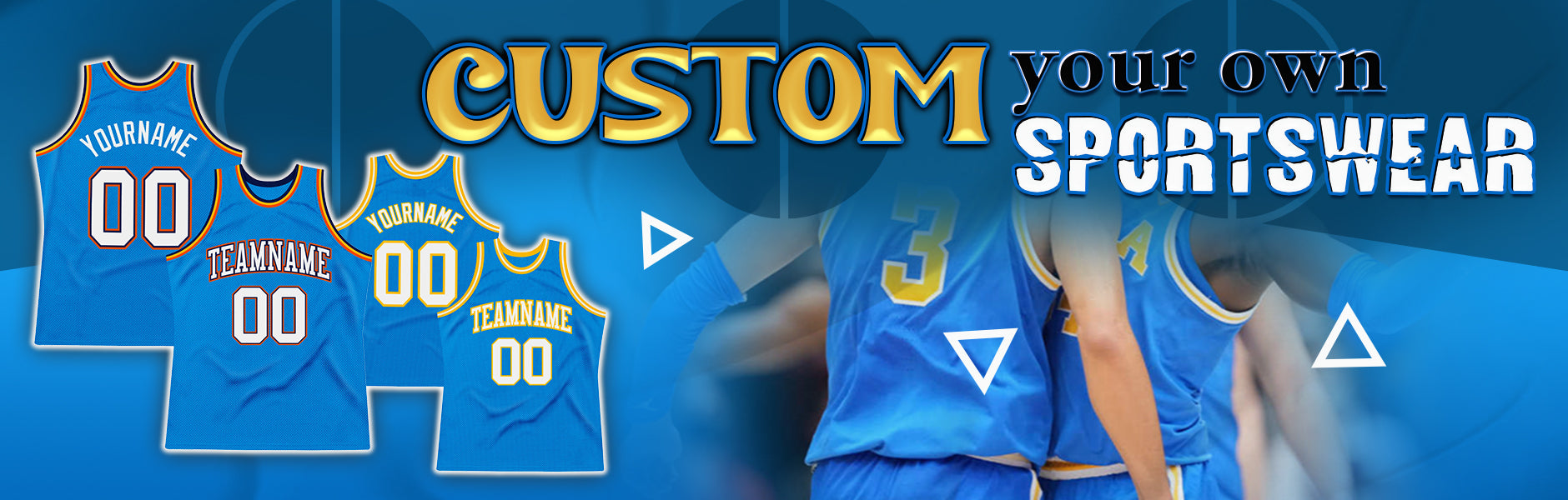 custom basketball blue jersey