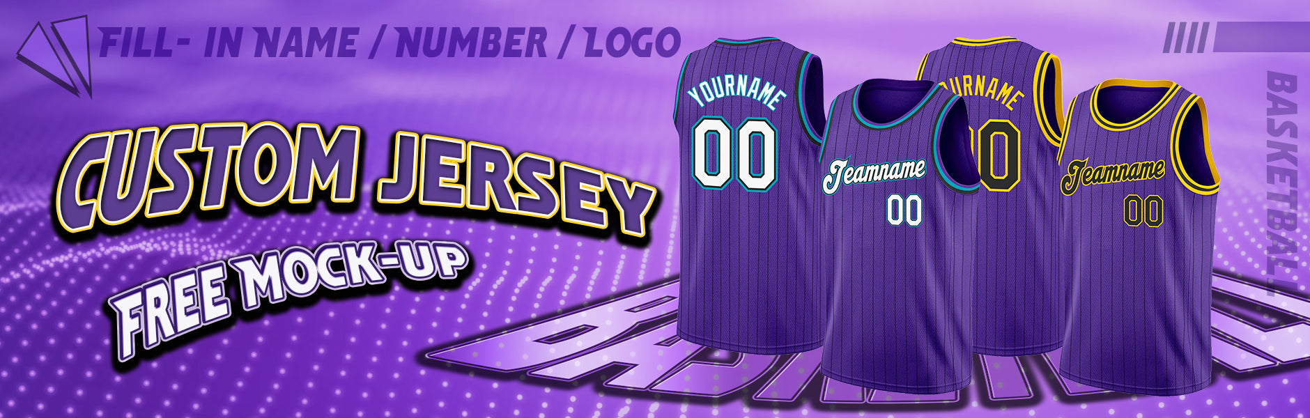 custom basketball purple jersey