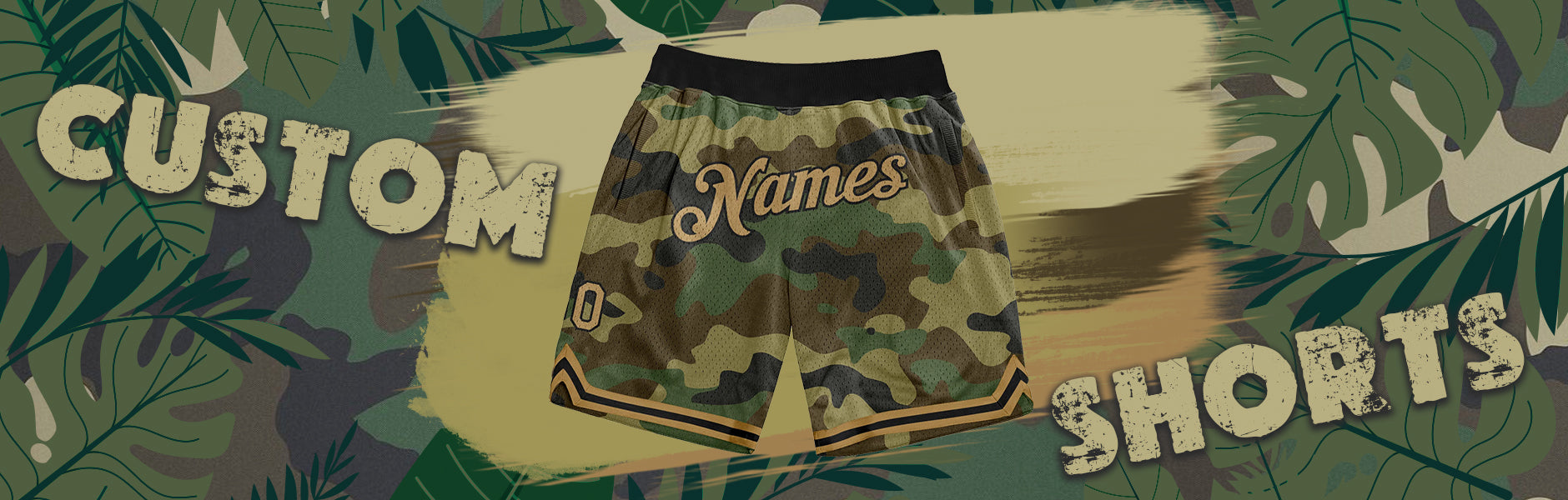 custom camo shorts