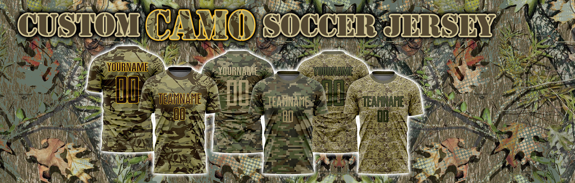 custom soccer camo jersey
