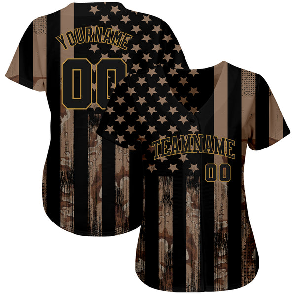 Custom Olive City Cream Pinstripe Black Authentic Salute To Service  Baseball Jersey Discount