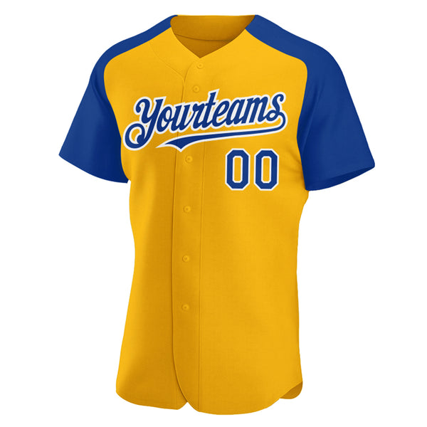 Custom Black Royal-White 3D Pattern Design Authentic Baseball Jersey