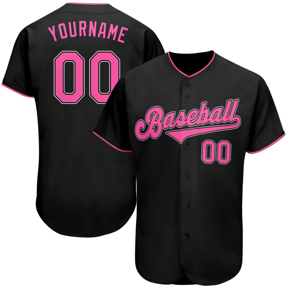 pink baseball jersey