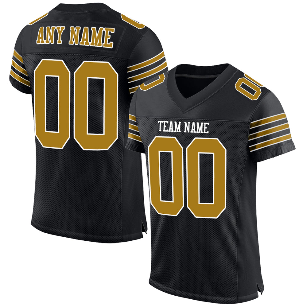 Custom Black Football Jerseys For Men&Women&Youth – Fiitg