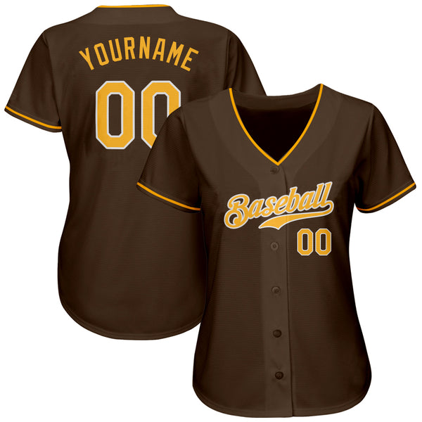 Custom Padres Jersey | Brown Stitch Baseball