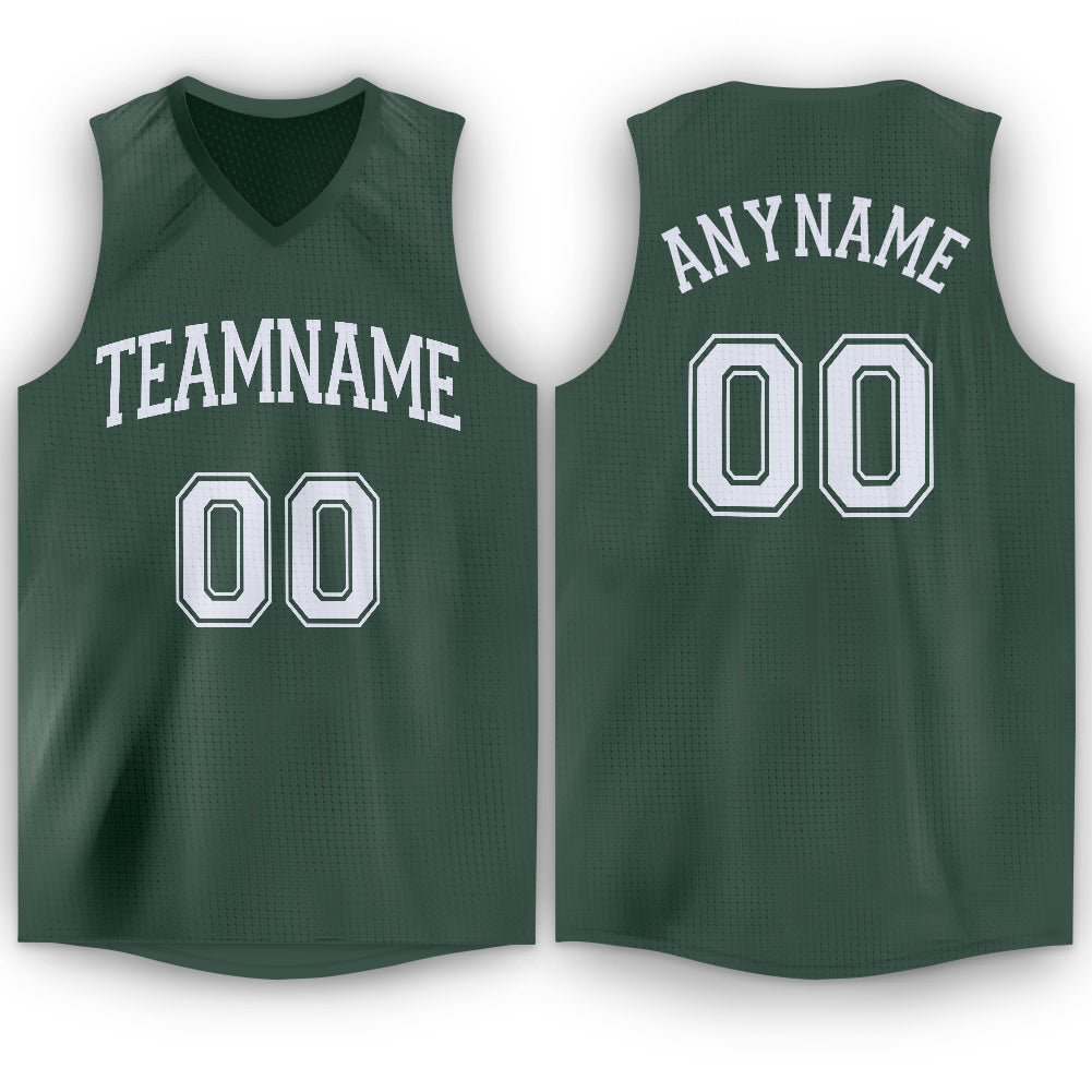 green white basketball jersey