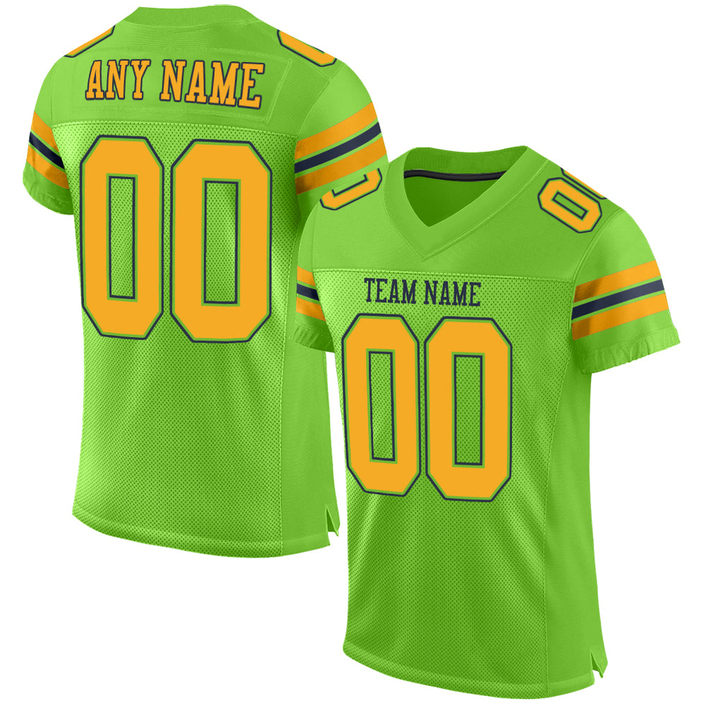 Custom Neon Green Football Jerseys For Men&Women&Youth – Fiitg