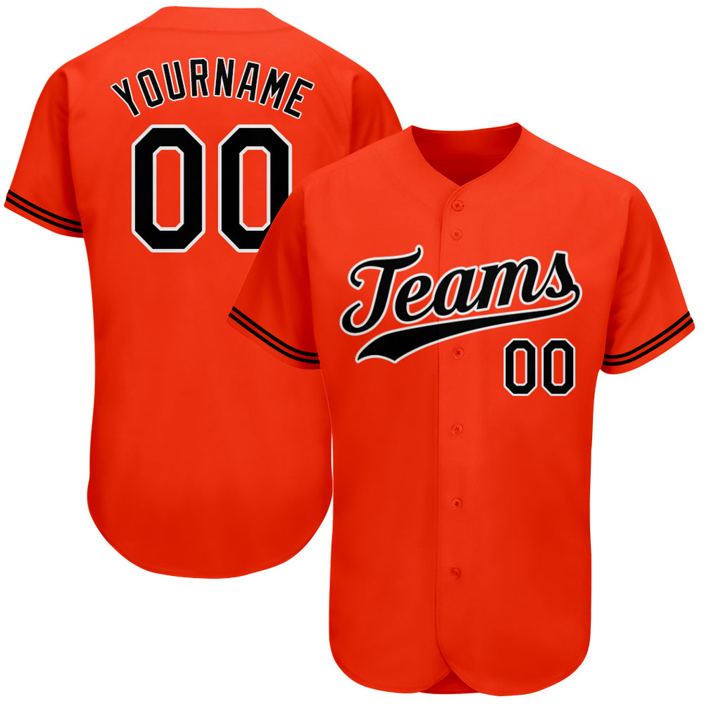 Custom Orange Baseball Jerseys For Men&Women&Youth – Fiitg
